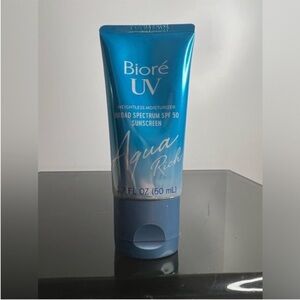Biore UV Aqua Rich SPF 50, 1.7 Oz/50ml, New!